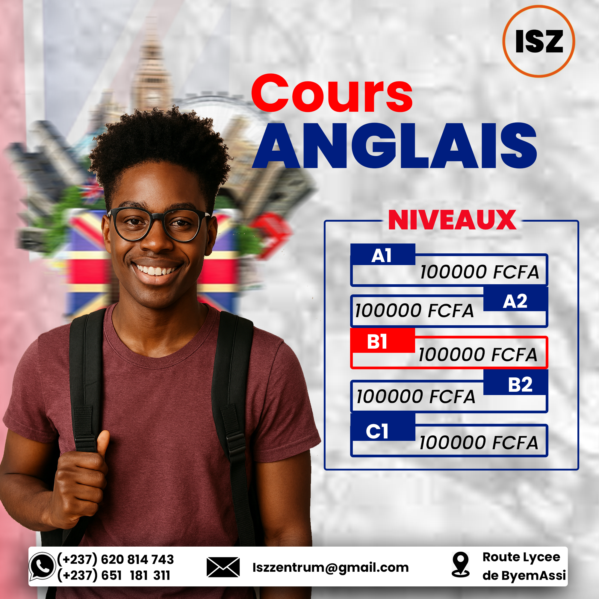 cours anglais isz